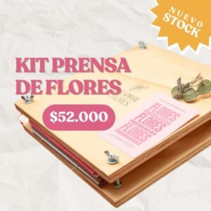 Kit prensa de flores