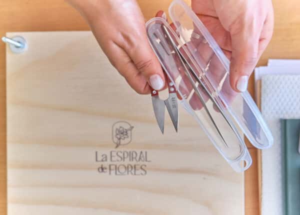 Set pinzas y tijeras de precisión para manualidades