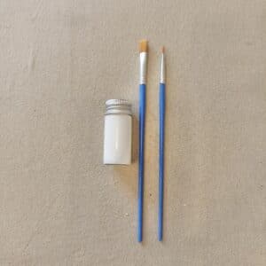 Set de pinceles y pegamento para flores prensadas