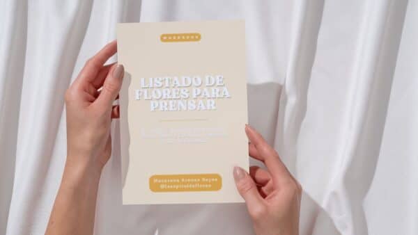 Listado de flores según su dificultad para prensar