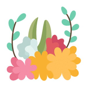 Flores prensadas para crear